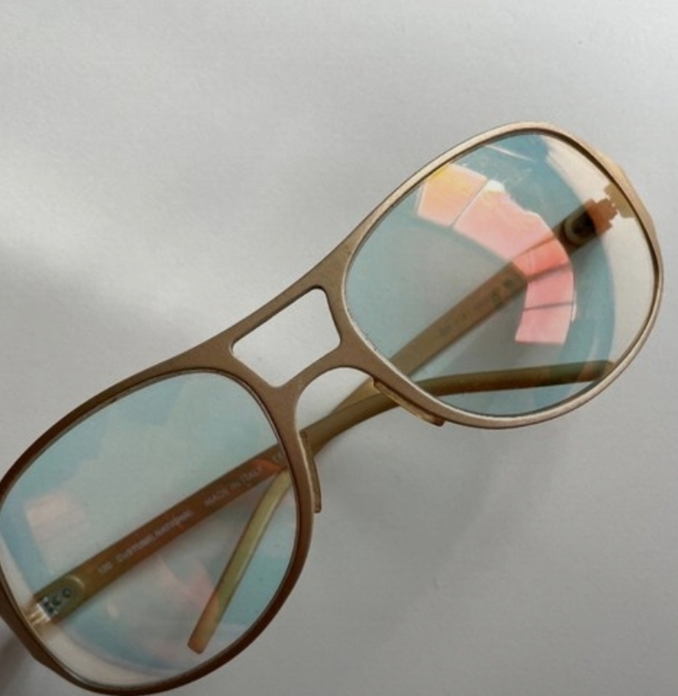 Costume National iridescent glasses